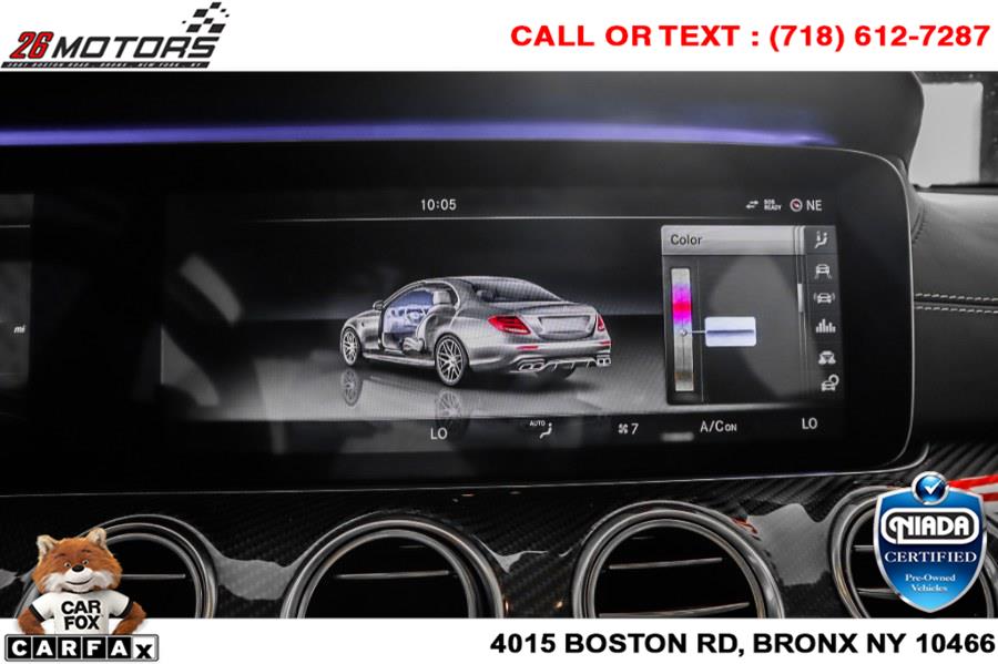 Used Mercedes-Benz E-Class AMG E 63 S 4MATIC Sedan 2018 | 26 Motors Corp. Bronx, New York Used Mercedes-Benz E-Class AMG E 63 S 4MATIC Sedan 2018 | 26 Motors Corp. Bronx, New York