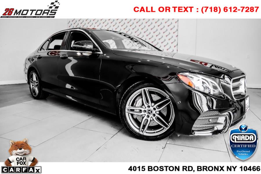 Used Mercedes-Benz E-Class E 300 4MATIC Sedan 2018 | 26 Motors Corp. Bronx, New York Used Mercedes-Benz E-Class E 300 4MATIC Sedan 2018 | 26 Motors Corp. Bronx, New York