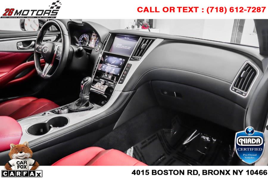 Used INFINITI Q60 RED SPORT 400 AWD 2018 | 26 Motors Corp. Bronx, New York Used INFINITI Q60 RED SPORT 400 AWD 2018 | 26 Motors Corp. Bronx, New York
