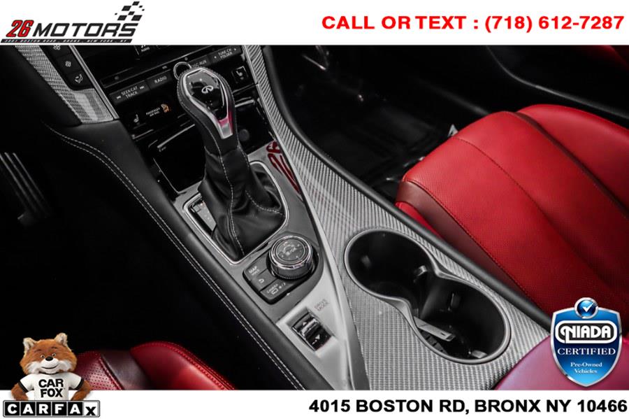 Used INFINITI Q60 RED SPORT 400 AWD 2018 | 26 Motors Corp. Bronx, New York Used INFINITI Q60 RED SPORT 400 AWD 2018 | 26 Motors Corp. Bronx, New York