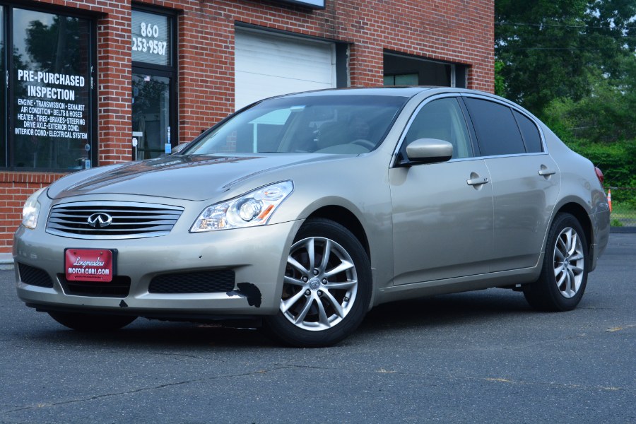 2009 Infiniti G37 Sedan 4dr x AWD, available for sale in ENFIELD, Connecticut | Longmeadow Motor Cars. ENFIELD, Connecticut