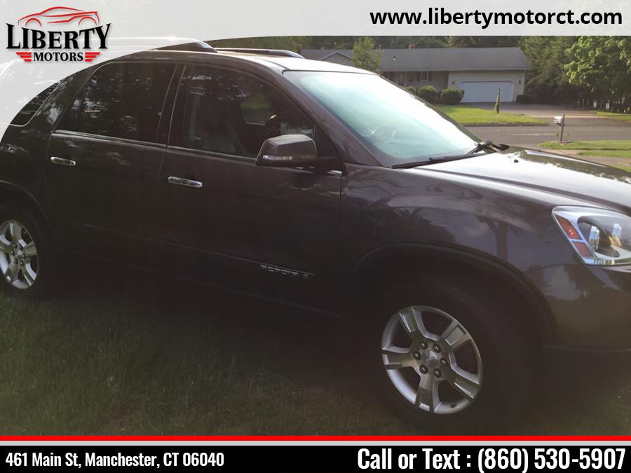 2008 GMC Acadia AWD 4dr SLT1, available for sale in Manchester, Connecticut | Liberty Motors. Manchester, Connecticut 2008 GMC Acadia AWD 4dr SLT1, available for sale in Manchester, Connecticut | Liberty Motors. Manchester, Connecticut
