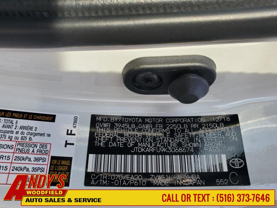 Used Toyota Prius XLE (Natl) 2019 | Andy's Woodfield. West Hempstead, New York Used Toyota Prius XLE (Natl) 2019 | Andy's Woodfield. West Hempstead, New York
