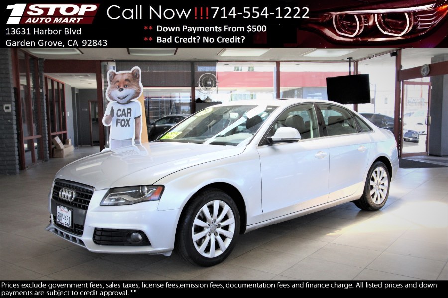 2009 Audi A4 4dr Sdn Auto 2.0T quattro Prem Plus, available for sale in Garden Grove, California | 1 Stop Auto Mart Inc.. Garden Grove, California 2009 Audi A4 4dr Sdn Auto 2.0T quattro Prem Plus, available for sale in Garden Grove, California | 1 Stop Auto Mart Inc.. Garden Grove, California