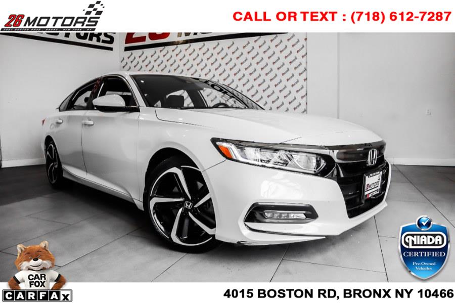 Used Honda Accord Sedan Sport CVT 2018 | 26 Motors Corp. Bronx, New York Used Honda Accord Sedan Sport CVT 2018 | 26 Motors Corp. Bronx, New York