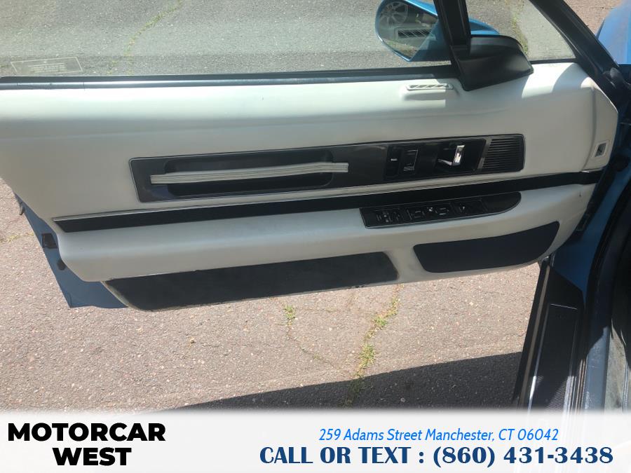 1990 Buick Reatta 2dr Convertible, available for sale in Manchester, Connecticut | Motorcar West. Manchester, Connecticut 1990 Buick Reatta 2dr Convertible, available for sale in Manchester, Connecticut | Motorcar West. Manchester, Connecticut