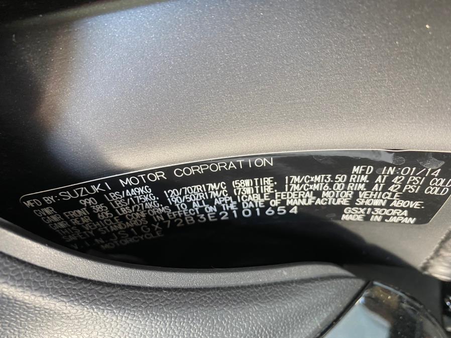 2014 Suzuki GSX 1300R MC, available for sale in Berlin, Connecticut | Tru Auto Mall. Berlin, Connecticut 2014 Suzuki GSX 1300R MC, available for sale in Berlin, Connecticut | Tru Auto Mall. Berlin, Connecticut