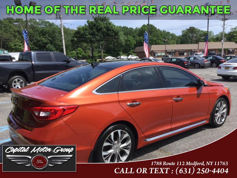 Used Hyundai Sonata 4dr Sdn 2.0T Sport w/Gray Accents 2015 | Capital Motor Group Inc. Medford, New York Used Hyundai Sonata 4dr Sdn 2.0T Sport w/Gray Accents 2015 | Capital Motor Group Inc. Medford, New York