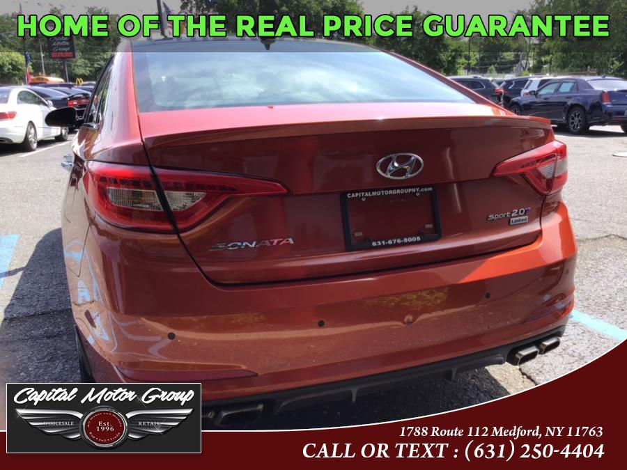 Used Hyundai Sonata 4dr Sdn 2.0T Sport w/Gray Accents 2015 | Capital Motor Group Inc. Medford, New York Used Hyundai Sonata 4dr Sdn 2.0T Sport w/Gray Accents 2015 | Capital Motor Group Inc. Medford, New York
