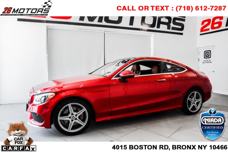 Used Mercedes-Benz C-Class C 300 4MATIC Coupe 2018 | 26 Motors Corp. Bronx, New York Used Mercedes-Benz C-Class C 300 4MATIC Coupe 2018 | 26 Motors Corp. Bronx, New York