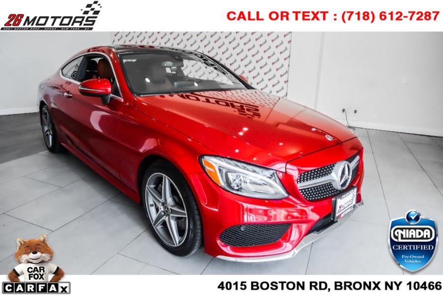 Used Mercedes-Benz C-Class C 300 4MATIC Coupe 2018 | 26 Motors Corp. Bronx, New York Used Mercedes-Benz C-Class C 300 4MATIC Coupe 2018 | 26 Motors Corp. Bronx, New York