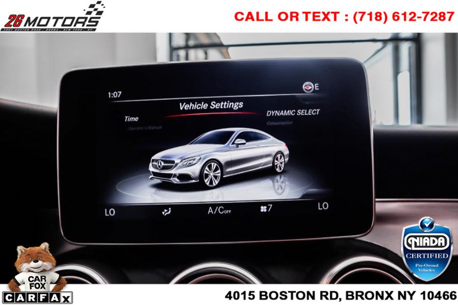 Used Mercedes-Benz C-Class C 300 4MATIC Coupe 2018 | 26 Motors Corp. Bronx, New York Used Mercedes-Benz C-Class C 300 4MATIC Coupe 2018 | 26 Motors Corp. Bronx, New York