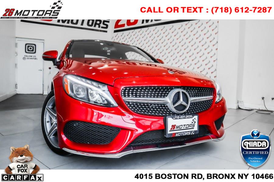 Used Mercedes-Benz C-Class C 300 4MATIC Coupe 2018 | 26 Motors Corp. Bronx, New York Used Mercedes-Benz C-Class C 300 4MATIC Coupe 2018 | 26 Motors Corp. Bronx, New York