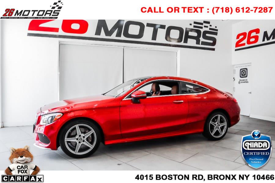 Used Mercedes-Benz C-Class C 300 4MATIC Coupe 2018 | 26 Motors Corp. Bronx, New York Used Mercedes-Benz C-Class C 300 4MATIC Coupe 2018 | 26 Motors Corp. Bronx, New York