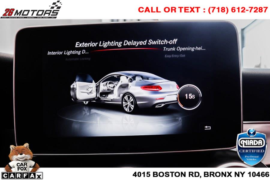 Used Mercedes-Benz C-Class C 300 4MATIC Coupe 2018 | 26 Motors Corp. Bronx, New York Used Mercedes-Benz C-Class C 300 4MATIC Coupe 2018 | 26 Motors Corp. Bronx, New York