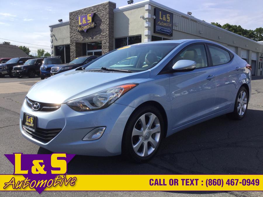 2012 Hyundai Elantra 4dr Sdn Auto Limited PZEV, available for sale in Plantsville, Connecticut | L&S Automotive LLC. Plantsville, Connecticut
