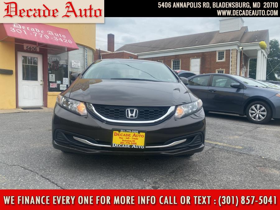 2013 Honda Civic Sdn 4dr Auto LX, available for sale in Bladensburg, Maryland | Decade Auto. Bladensburg, Maryland