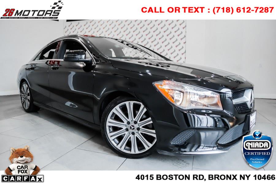Used Mercedes-Benz CLA CLA 250 4MATIC Coupe 2018 | 26 Motors Corp. Bronx, New York Used Mercedes-Benz CLA CLA 250 4MATIC Coupe 2018 | 26 Motors Corp. Bronx, New York