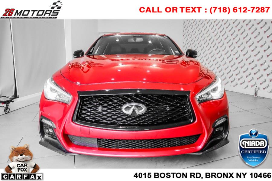 Used INFINITI Q50 RED SPORT 400 AWD 2018 | 26 Motors Corp. Bronx, New York Used INFINITI Q50 RED SPORT 400 AWD 2018 | 26 Motors Corp. Bronx, New York