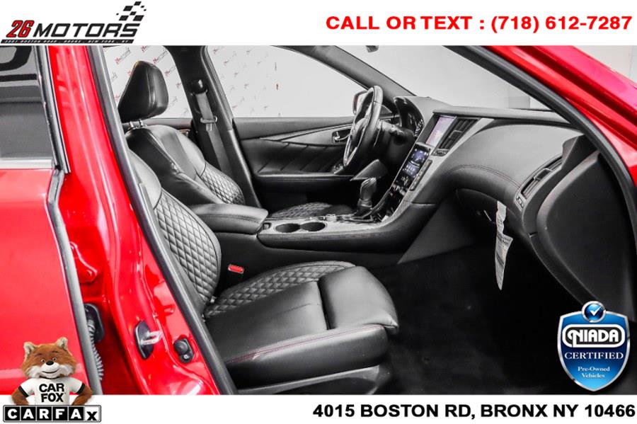 Used INFINITI Q50 RED SPORT 400 AWD 2018 | 26 Motors Corp. Bronx, New York Used INFINITI Q50 RED SPORT 400 AWD 2018 | 26 Motors Corp. Bronx, New York