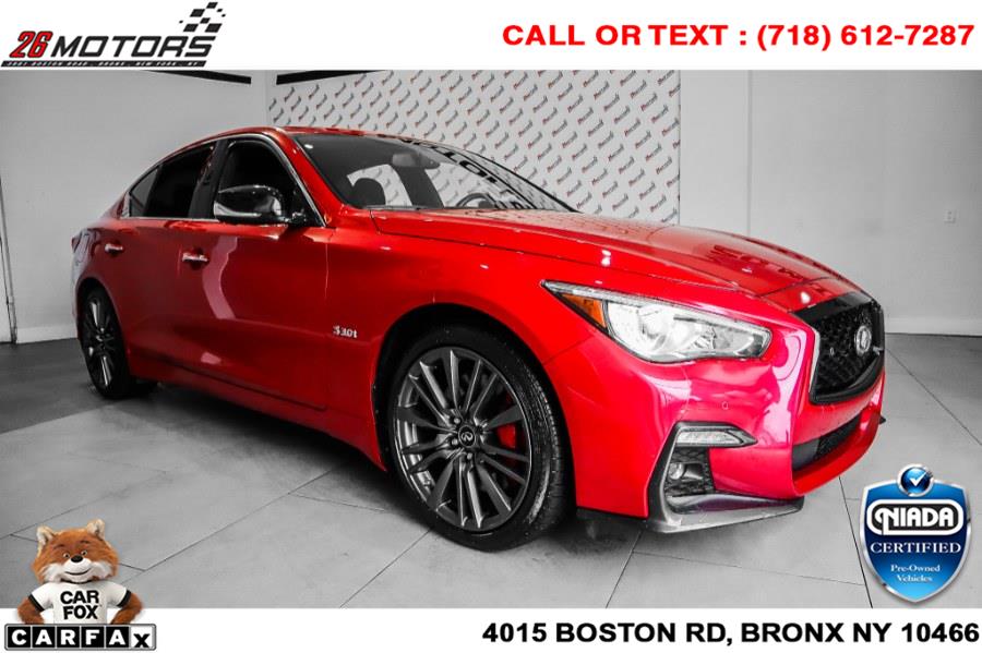 Used INFINITI Q50 RED SPORT 400 AWD 2018 | 26 Motors Corp. Bronx, New York Used INFINITI Q50 RED SPORT 400 AWD 2018 | 26 Motors Corp. Bronx, New York