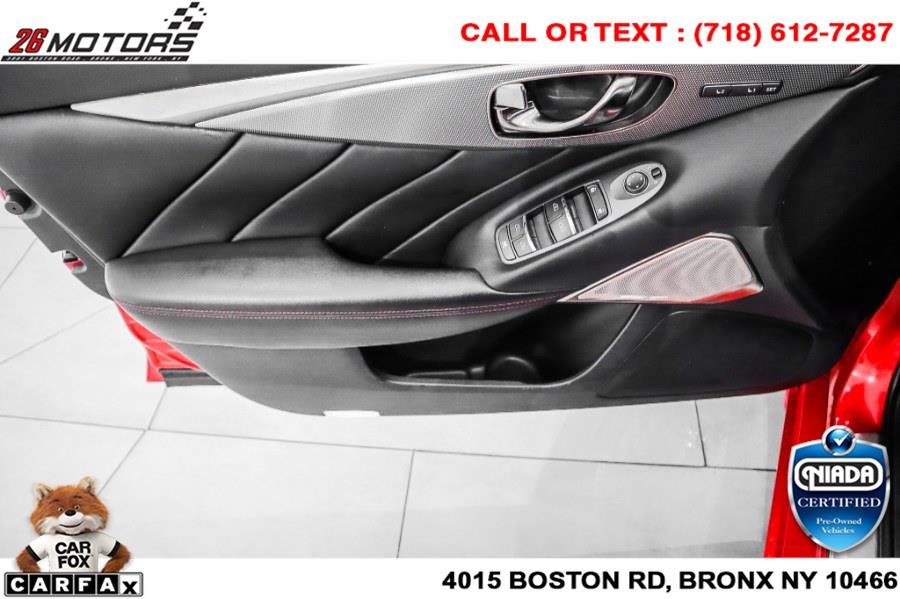 Used INFINITI Q50 RED SPORT 400 AWD 2018 | 26 Motors Corp. Bronx, New York Used INFINITI Q50 RED SPORT 400 AWD 2018 | 26 Motors Corp. Bronx, New York