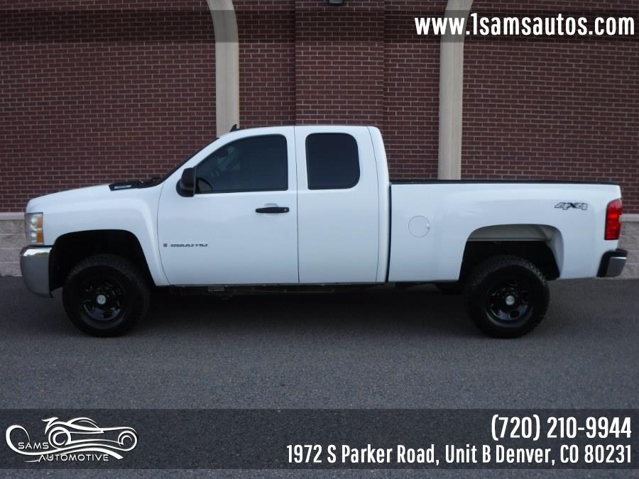 2008 Chevrolet Silverado 2500HD 4WD Ext Cab 143.5" LT w/1LT, available for sale in Denver, Colorado | Sam's Automotive. Denver, Colorado 2008 Chevrolet Silverado 2500HD 4WD Ext Cab 143.5" LT w/1LT, available for sale in Denver, Colorado | Sam's Automotive. Denver, Colorado