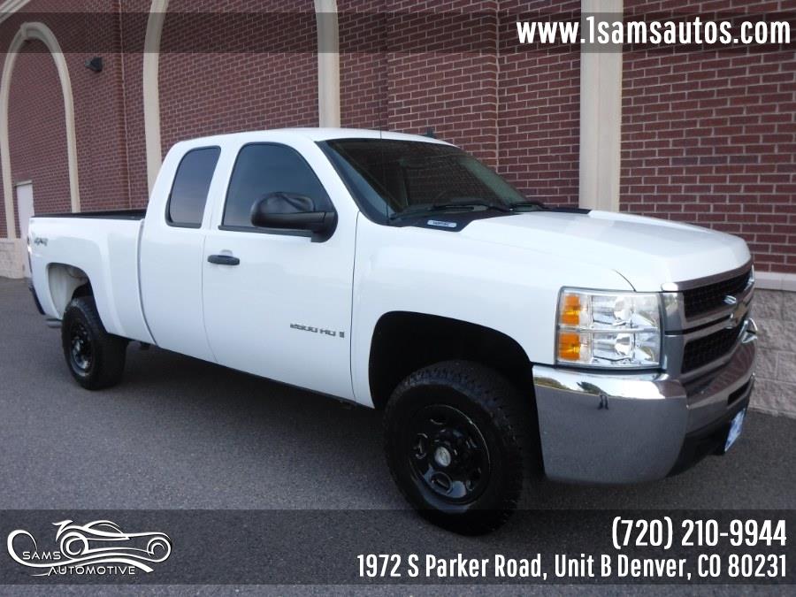 2008 Chevrolet Silverado 2500HD 4WD Ext Cab 143.5" LT w/1LT, available for sale in Denver, Colorado | Sam's Automotive. Denver, Colorado 2008 Chevrolet Silverado 2500HD 4WD Ext Cab 143.5" LT w/1LT, available for sale in Denver, Colorado | Sam's Automotive. Denver, Colorado