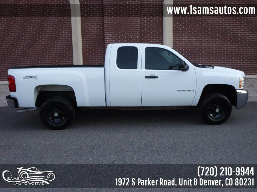 2008 Chevrolet Silverado 2500HD 4WD Ext Cab 143.5" LT w/1LT, available for sale in Denver, Colorado | Sam's Automotive. Denver, Colorado 2008 Chevrolet Silverado 2500HD 4WD Ext Cab 143.5" LT w/1LT, available for sale in Denver, Colorado | Sam's Automotive. Denver, Colorado