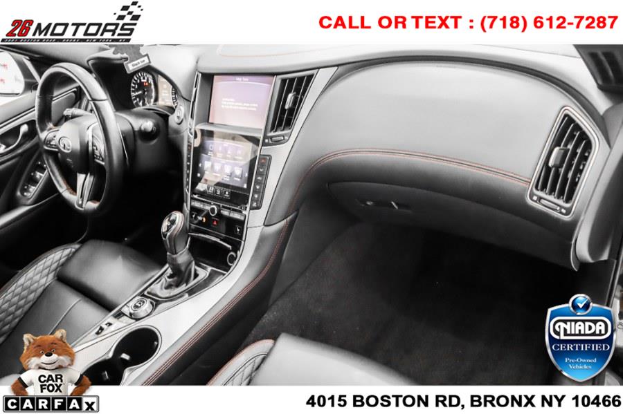 Used INFINITI Q50 RED SPORT 400 AWD 2018 | 26 Motors Corp. Bronx, New York Used INFINITI Q50 RED SPORT 400 AWD 2018 | 26 Motors Corp. Bronx, New York