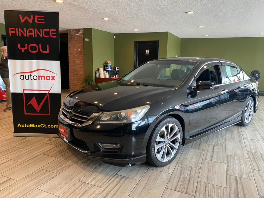 2013 Honda Accord Sdn 4dr I4 Man Sport, available for sale in West Hartford, Connecticut | AutoMax. West Hartford, Connecticut
