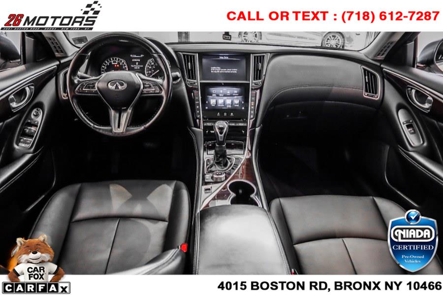 Used INFINITI Q50 3.0t LUXE AWD 2018 | 26 Motors Corp. Bronx, New York Used INFINITI Q50 3.0t LUXE AWD 2018 | 26 Motors Corp. Bronx, New York