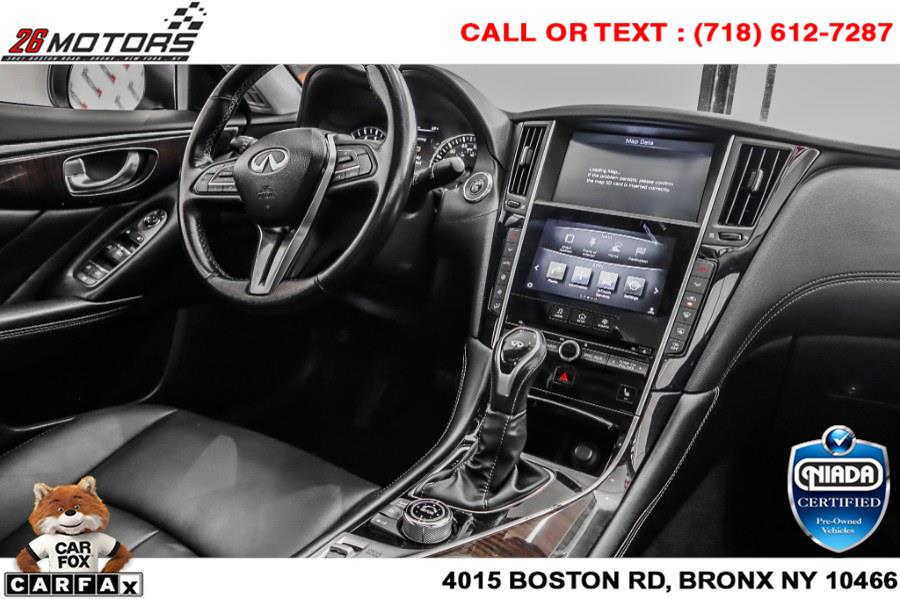 Used INFINITI Q50 3.0t LUXE AWD 2018 | 26 Motors Corp. Bronx, New York Used INFINITI Q50 3.0t LUXE AWD 2018 | 26 Motors Corp. Bronx, New York