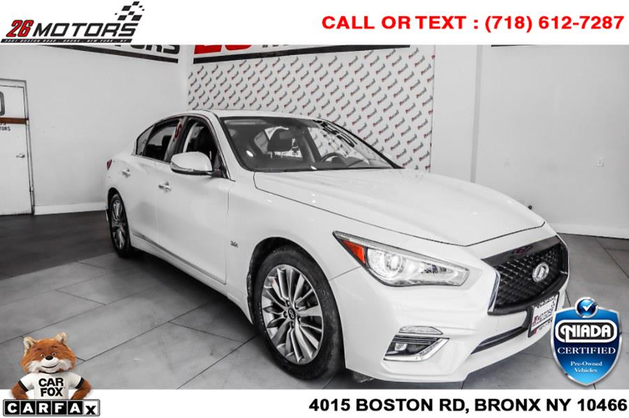 Used INFINITI Q50 3.0t LUXE AWD 2018 | 26 Motors Corp. Bronx, New York Used INFINITI Q50 3.0t LUXE AWD 2018 | 26 Motors Corp. Bronx, New York