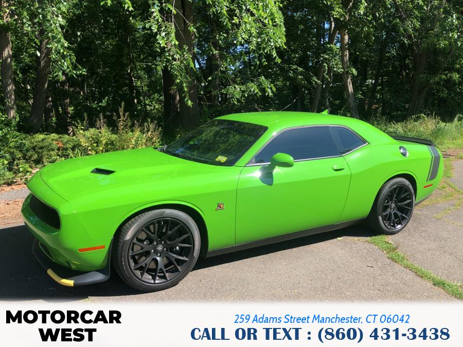 2017 Dodge Challenger 392 Hemi Scat Pack Shaker Coupe, available for sale in Manchester, Connecticut | Motorcar West. Manchester, Connecticut 2017 Dodge Challenger 392 Hemi Scat Pack Shaker Coupe, available for sale in Manchester, Connecticut | Motorcar West. Manchester, Connecticut