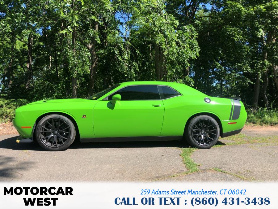 2017 Dodge Challenger 392 Hemi Scat Pack Shaker Coupe, available for sale in Manchester, Connecticut | Motorcar West. Manchester, Connecticut 2017 Dodge Challenger 392 Hemi Scat Pack Shaker Coupe, available for sale in Manchester, Connecticut | Motorcar West. Manchester, Connecticut