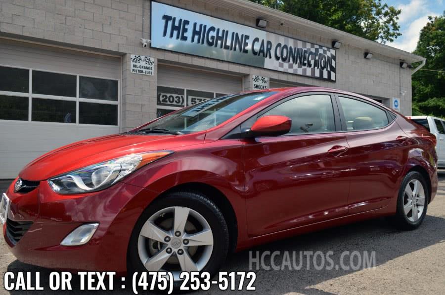 2013 Hyundai Elantra 4dr Sdn Auto GLS, available for sale in Waterbury, Connecticut | Highline Car Connection. Waterbury, Connecticut