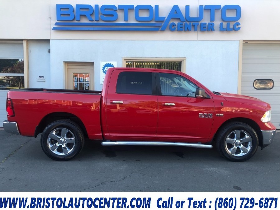 2016 Ram 1500 4WD Crew Cab 140.5" Big Horn, available for sale in Bristol, Connecticut | Bristol Auto Center LLC. Bristol, Connecticut