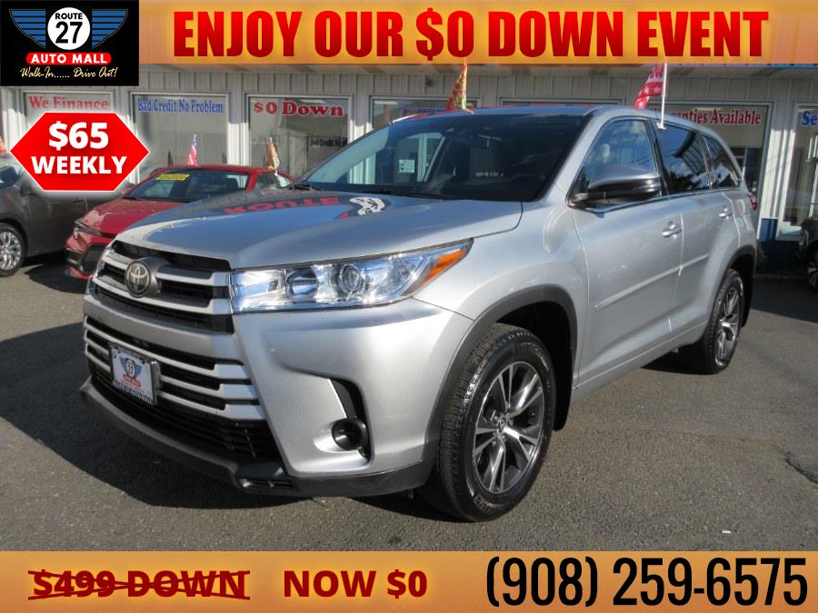 2018 Toyota Highlander LE V6 AWD (Natl), available for sale in Linden, New Jersey | Route 27 Auto Mall. Linden, New Jersey 2018 Toyota Highlander LE V6 AWD (Natl), available for sale in Linden, New Jersey | Route 27 Auto Mall. Linden, New Jersey