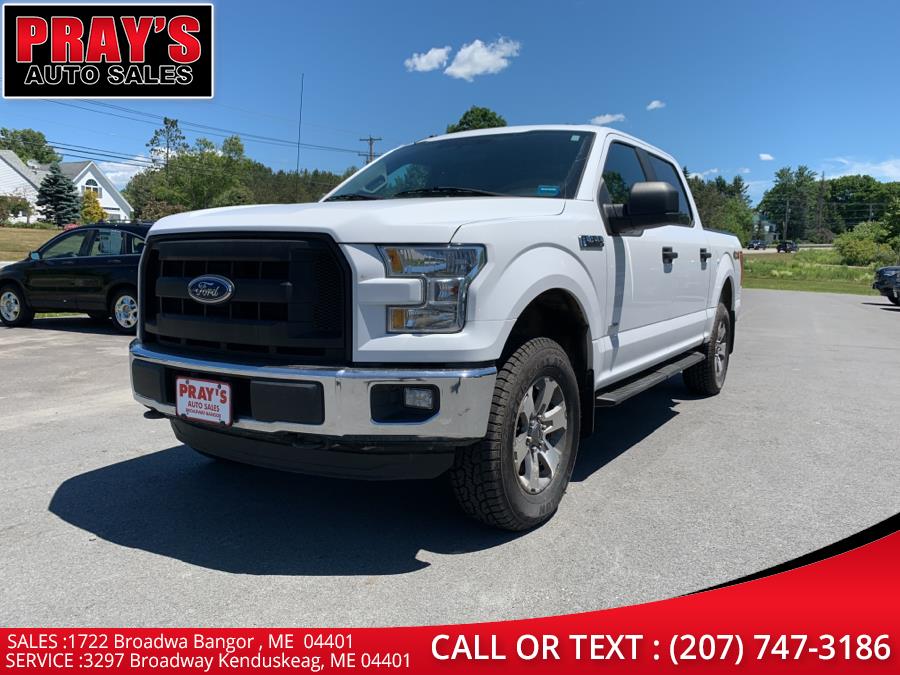 2016 Ford F-150 4WD SuperCrew 145" XLT, available for sale in Bangor , Maine | Pray's Auto Sales . Bangor , Maine