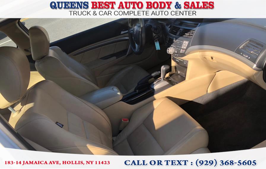 2012 Honda Accord Cpe 2dr I4 Auto EX-L w/Navi, available for sale in Hollis, New York | Queens Best Auto Body / Sales. Hollis, New York 2012 Honda Accord Cpe 2dr I4 Auto EX-L w/Navi, available for sale in Hollis, New York | Queens Best Auto Body / Sales. Hollis, New York