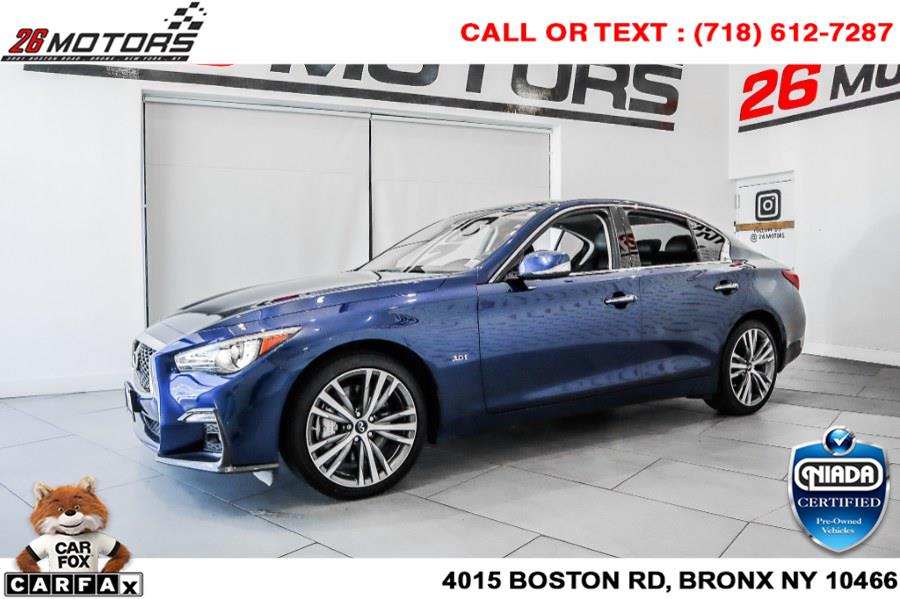 Used INFINITI Q50 3.0t LUXE AWD 2018 | 26 Motors Corp. Bronx, New York Used INFINITI Q50 3.0t LUXE AWD 2018 | 26 Motors Corp. Bronx, New York