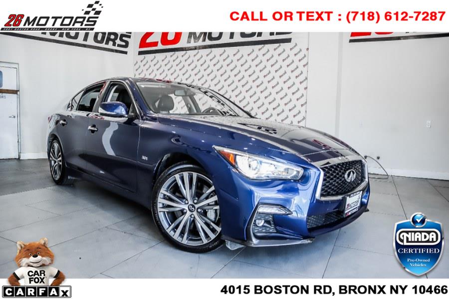 Used INFINITI Q50 3.0t LUXE AWD 2018 | 26 Motors Corp. Bronx, New York Used INFINITI Q50 3.0t LUXE AWD 2018 | 26 Motors Corp. Bronx, New York