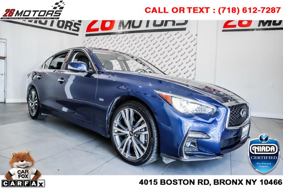 Used INFINITI Q50 3.0t LUXE AWD 2018 | 26 Motors Corp. Bronx, New York Used INFINITI Q50 3.0t LUXE AWD 2018 | 26 Motors Corp. Bronx, New York