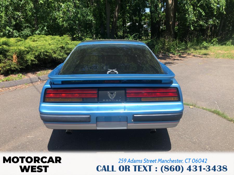1989 Pontiac Firebird 2dr Coupe Formula Hatchback, available for sale in Manchester, Connecticut | Motorcar West. Manchester, Connecticut 1989 Pontiac Firebird 2dr Coupe Formula Hatchback, available for sale in Manchester, Connecticut | Motorcar West. Manchester, Connecticut