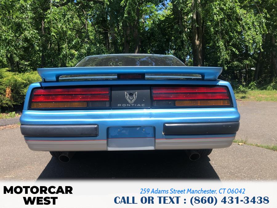 1989 Pontiac Firebird 2dr Coupe Formula Hatchback, available for sale in Manchester, Connecticut | Motorcar West. Manchester, Connecticut 1989 Pontiac Firebird 2dr Coupe Formula Hatchback, available for sale in Manchester, Connecticut | Motorcar West. Manchester, Connecticut