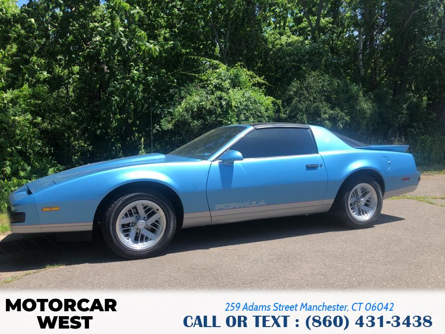 1989 Pontiac Firebird 2dr Coupe Formula Hatchback, available for sale in Manchester, Connecticut | Motorcar West. Manchester, Connecticut 1989 Pontiac Firebird 2dr Coupe Formula Hatchback, available for sale in Manchester, Connecticut | Motorcar West. Manchester, Connecticut