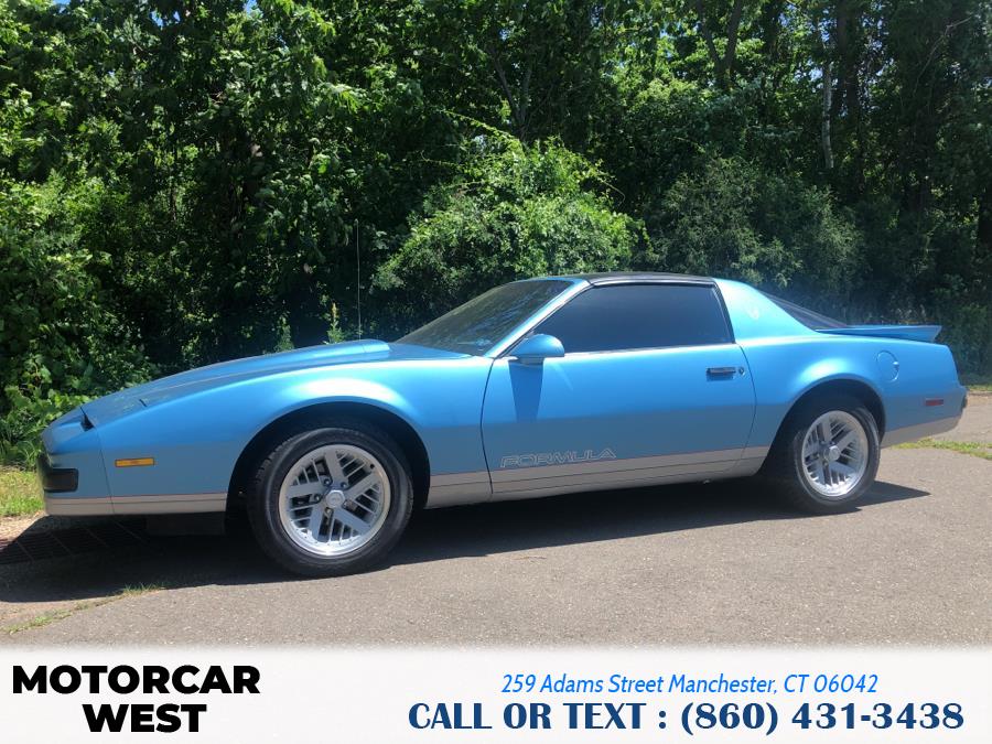 Used Pontiac Firebird 2dr Coupe Formula Hatchback 1989 | Motorcar West. Manchester, Connecticut