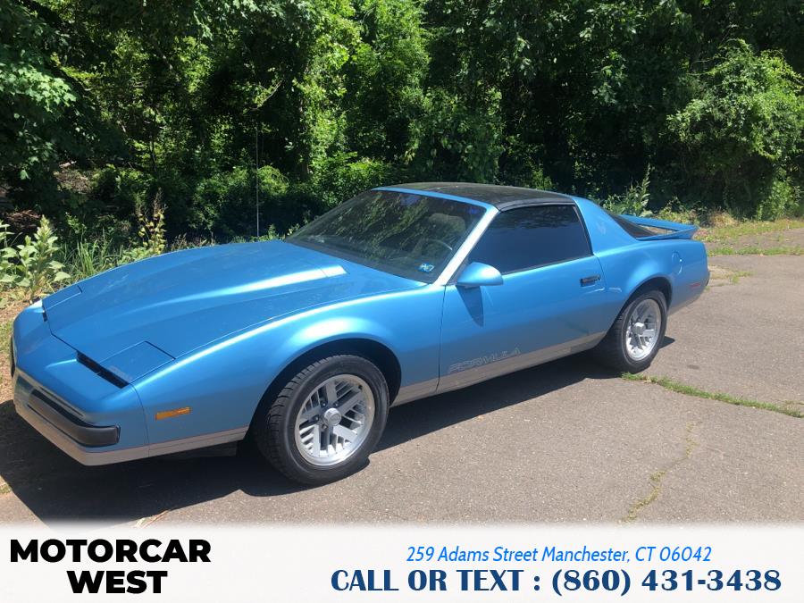 1989 Pontiac Firebird 2dr Coupe Formula Hatchback, available for sale in Manchester, Connecticut | Motorcar West. Manchester, Connecticut 1989 Pontiac Firebird 2dr Coupe Formula Hatchback, available for sale in Manchester, Connecticut | Motorcar West. Manchester, Connecticut
