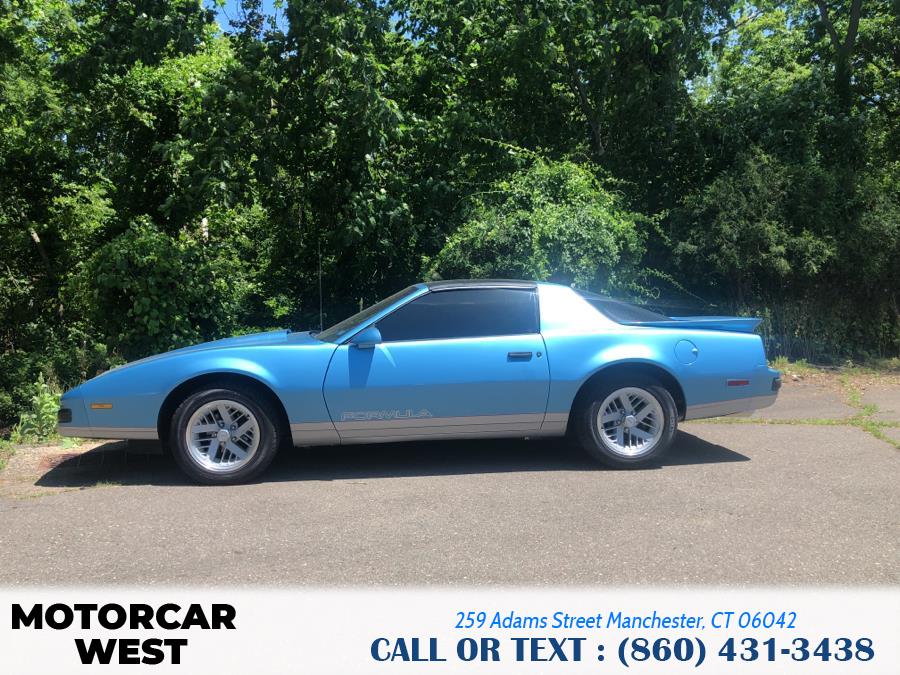 1989 Pontiac Firebird 2dr Coupe Formula Hatchback, available for sale in Manchester, Connecticut | Motorcar West. Manchester, Connecticut 1989 Pontiac Firebird 2dr Coupe Formula Hatchback, available for sale in Manchester, Connecticut | Motorcar West. Manchester, Connecticut